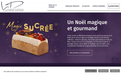 patisserieduparcq.fr screenshot
