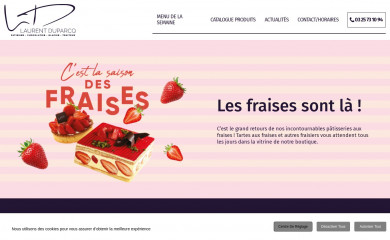 patisserieduparcq.fr screenshot