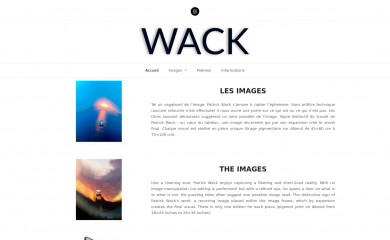 patrickwack.fr screenshot