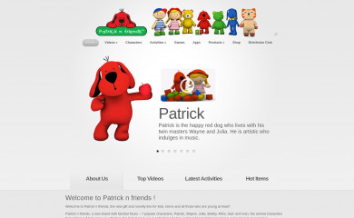 patricknfriends.com screenshot
