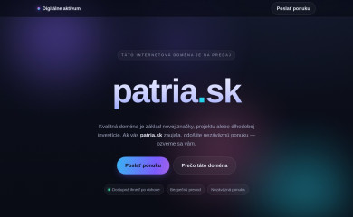 patria.sk screenshot