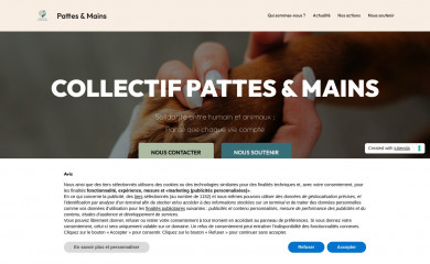 pattesetmains.fr screenshot