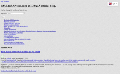 paulussantoso.com screenshot