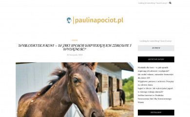 paulinapociot.pl screenshot