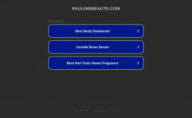 paulinebeaute.com screenshot