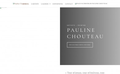 paulinechouteau.com screenshot