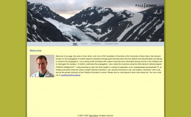 pauljohns.org screenshot