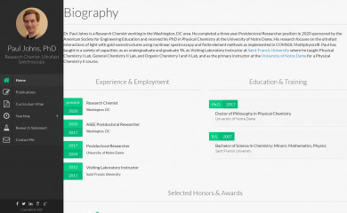 pauljohns.science screenshot