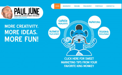 pauljune.com screenshot