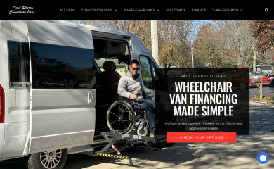 paulsherryconversionvans.com screenshot