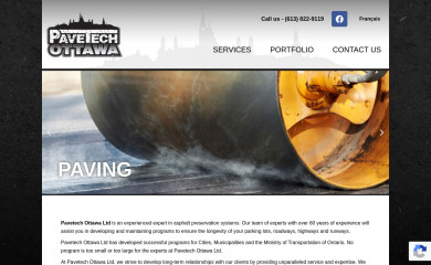 pavetechottawa.com screenshot