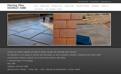 pavingplus.com.au screenshot