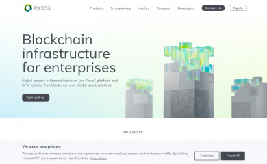 paxos.com screenshot