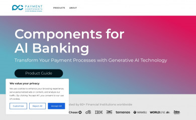 paymentcomponents.com screenshot