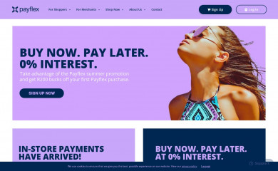 payflex.co.za screenshot