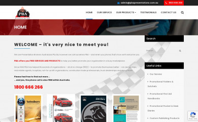 pbapresentations.com.au screenshot