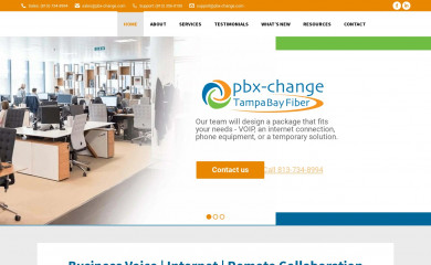 pbx-change.com screenshot