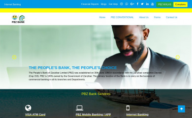 pbzbank.co.tz screenshot