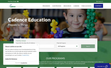 pcafamilyofschools.com screenshot