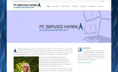 pcserviceharen.nl screenshot