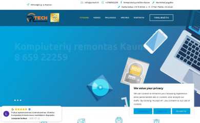 pctech.lt screenshot
