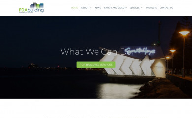 pdabuilding.com.au screenshot