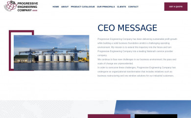 pecoengg.com screenshot