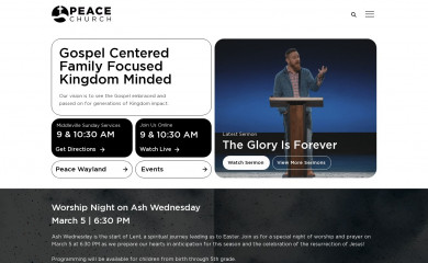 peacechurch.cc screenshot