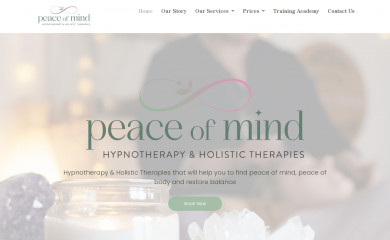 peaceofmindtherapies.uk screenshot