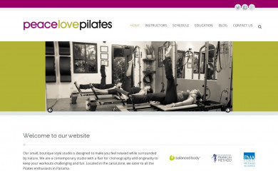 peacelovepilatespty.com screenshot