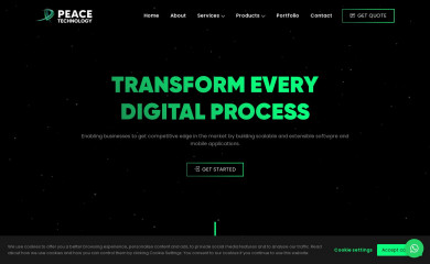 peacetechnology.net screenshot