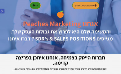 peaches-marketing.com screenshot