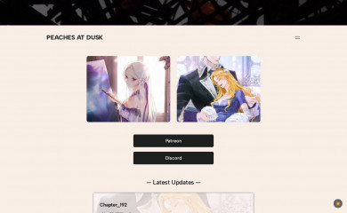 peachesatdusk.com screenshot