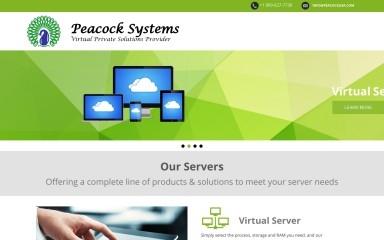 peacockusa.com screenshot
