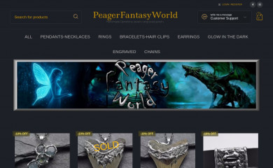 peagerfantasyworld.com screenshot