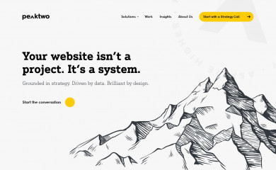 https://www.peaktwo.com/ screenshot