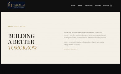 peakandpillar.com screenshot