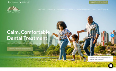 peakfamilydentalaz.com screenshot