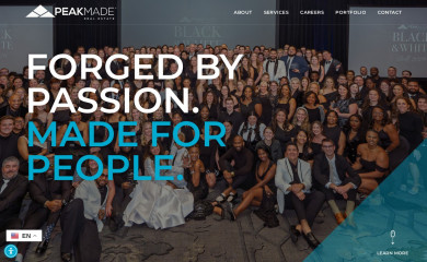 https://peakmade.com/ screenshot