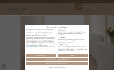 pearl-skin-studio.de screenshot
