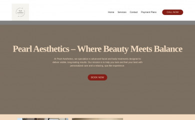 pearlaestheticstx.com screenshot