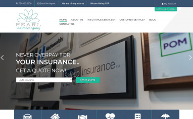 pearlinsuranceagency.com screenshot