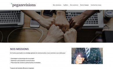 pegazevisions.fr screenshot