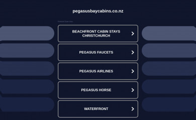 pegasusbaycabins.co.nz screenshot