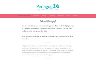 pedagogiq.nl screenshot