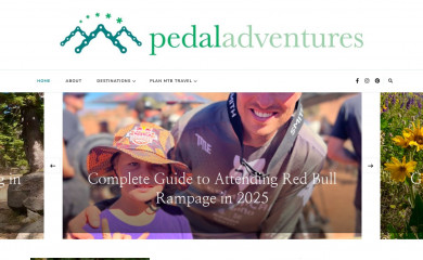 pedaladventures.com screenshot