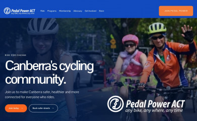 pedalpower.org.au screenshot