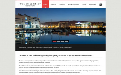 pedenreid.com screenshot