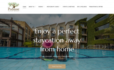 peduase-valley-resort.com screenshot
