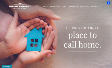 pekinhousingauthority.com screenshot